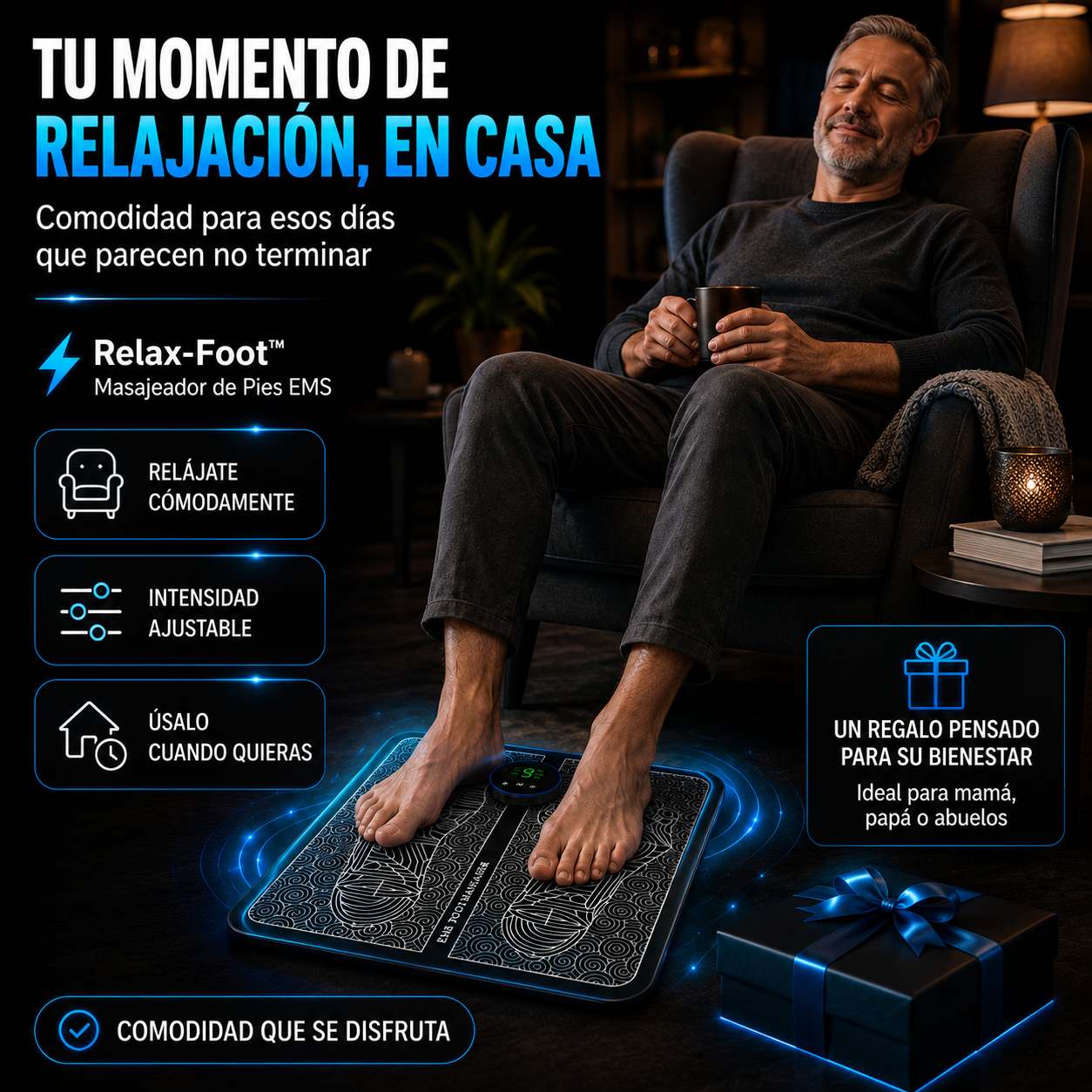 ⚡ Relax-Foot™ – Masajeador de Pies EMS