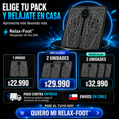 ⚡ Relax-Foot™ – Masajeador de Pies EMS